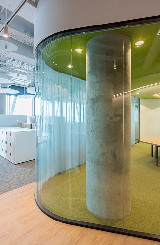 Перегородки TWIN с радиусным стеклом 10мм Перегородки TWIN с радиусным стеклом 10мм