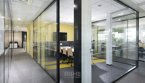 Перегородки TWIN ЦС звукоизоляционные с двойным остеклением Перегородки TWIN ЦС звукоизоляционные с двойным остеклением