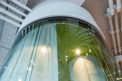 Перегородки TWIN с радиусным стеклом 10мм Перегородки TWIN с радиусным стеклом 10мм