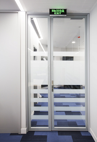 Дверь VITERO 1430x2500 Стеклянная полуторная дверь Дверь VITERO 1430x2500 Стеклянная полуторная дверь