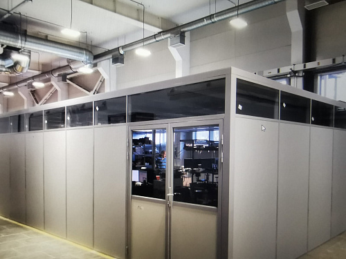 Перегородки промышленные S77 комбинированные Перегородки промышленные S77 комбинированные